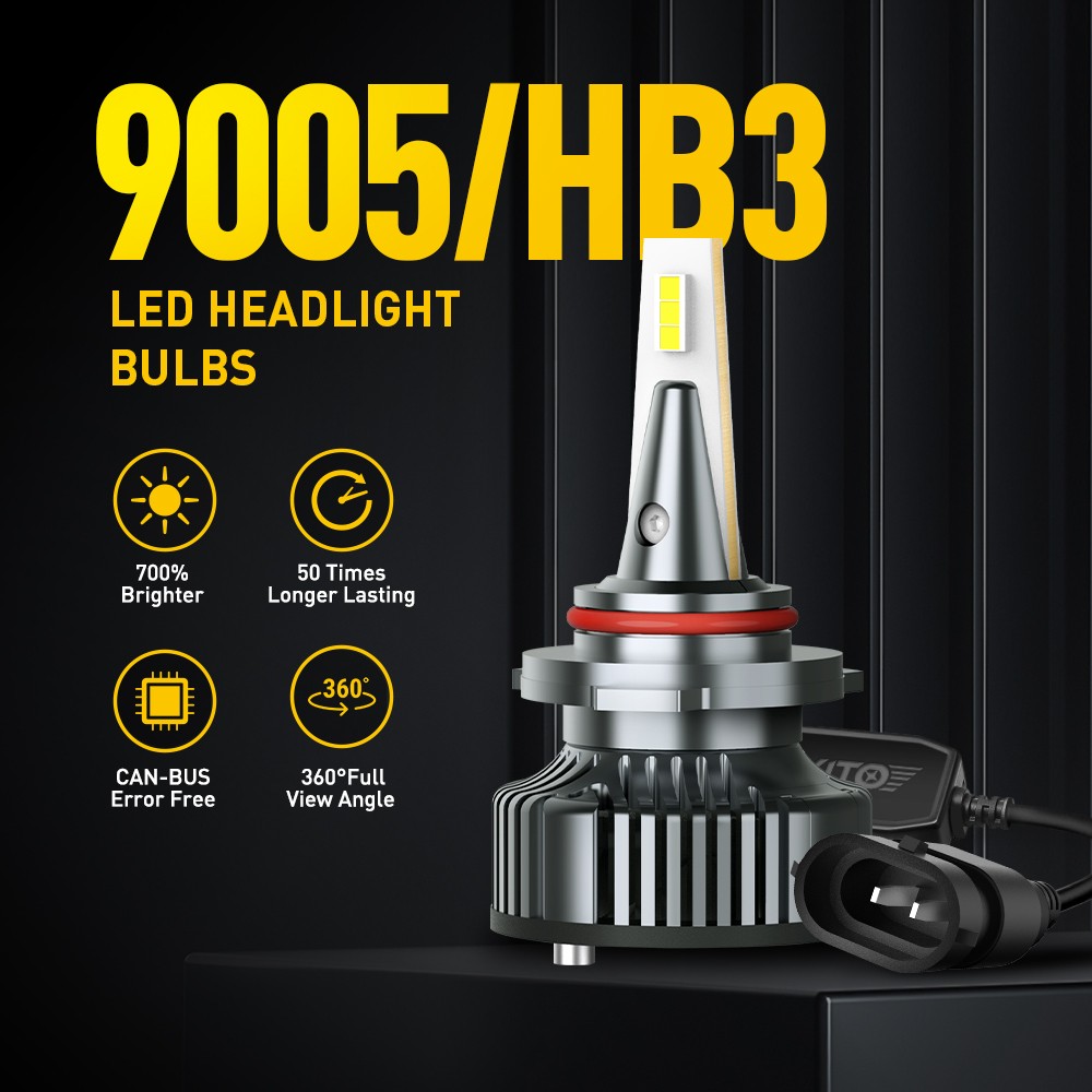 9005/HB3 H11/H8 LED Headlight Bright Bulb Kit High Low Beam 6500K White 320000LM