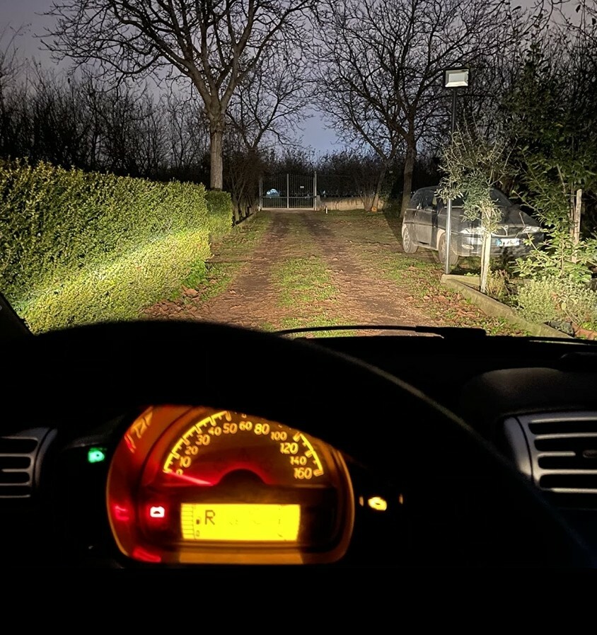 LED Light Kit 360 Degrees H7 H1 60W Lens Headlights 12,000 Lumen