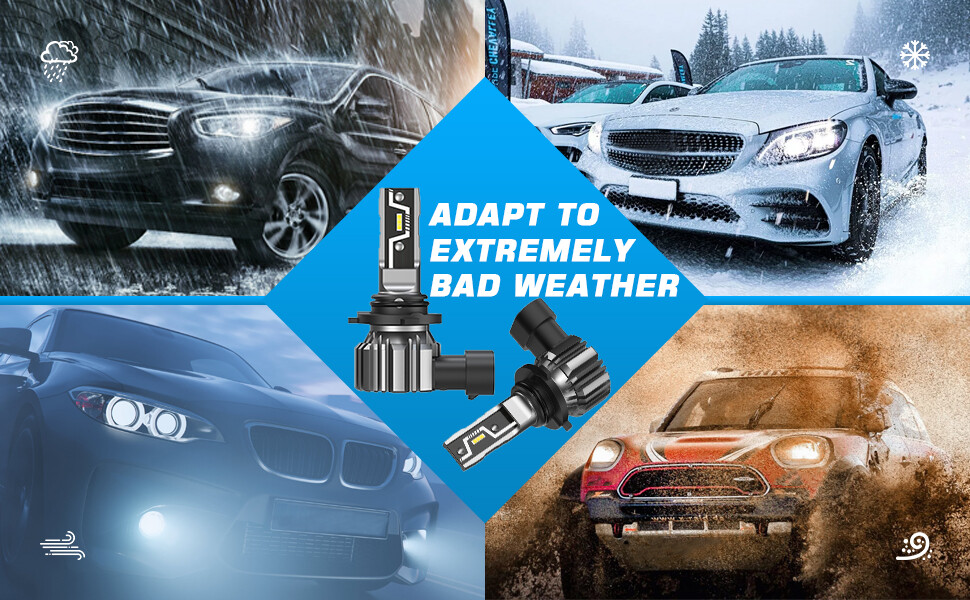 NOVSIGHT 9005 HB3 LED Headlight Bulb Conversion Kit High Beam White 10000LM 50W