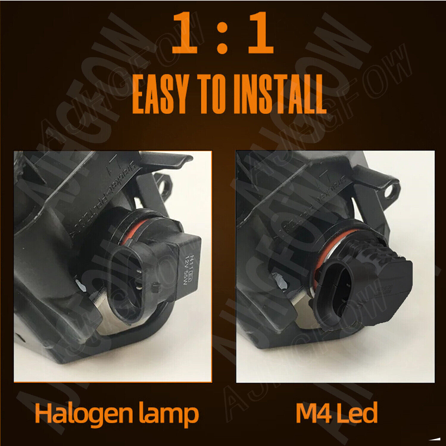 – 6x 6500K LED Headlight+Fog Light Bulbs Kit For Chevy Suburban Tahoe 2007-2014