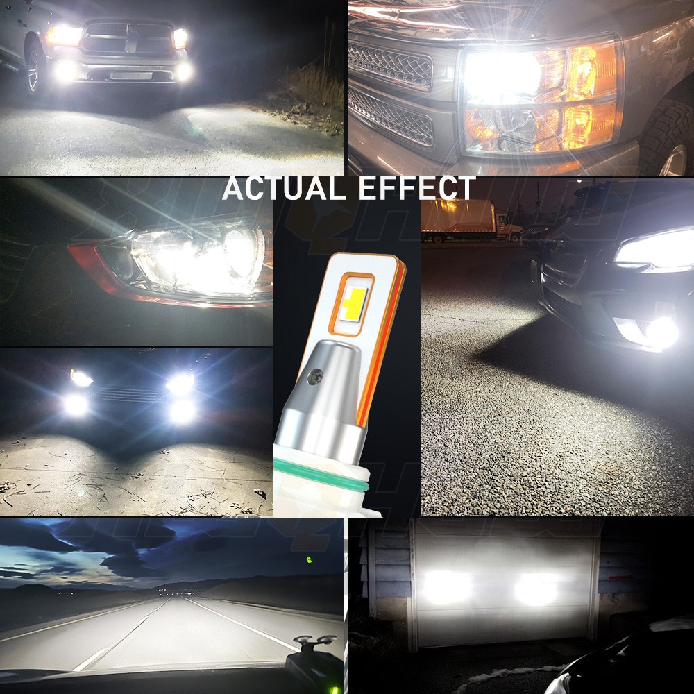 9006 HB4 LED Headlight Bulb Kit Low Beam 10000LM Super Bright 6000K White 2Pcs