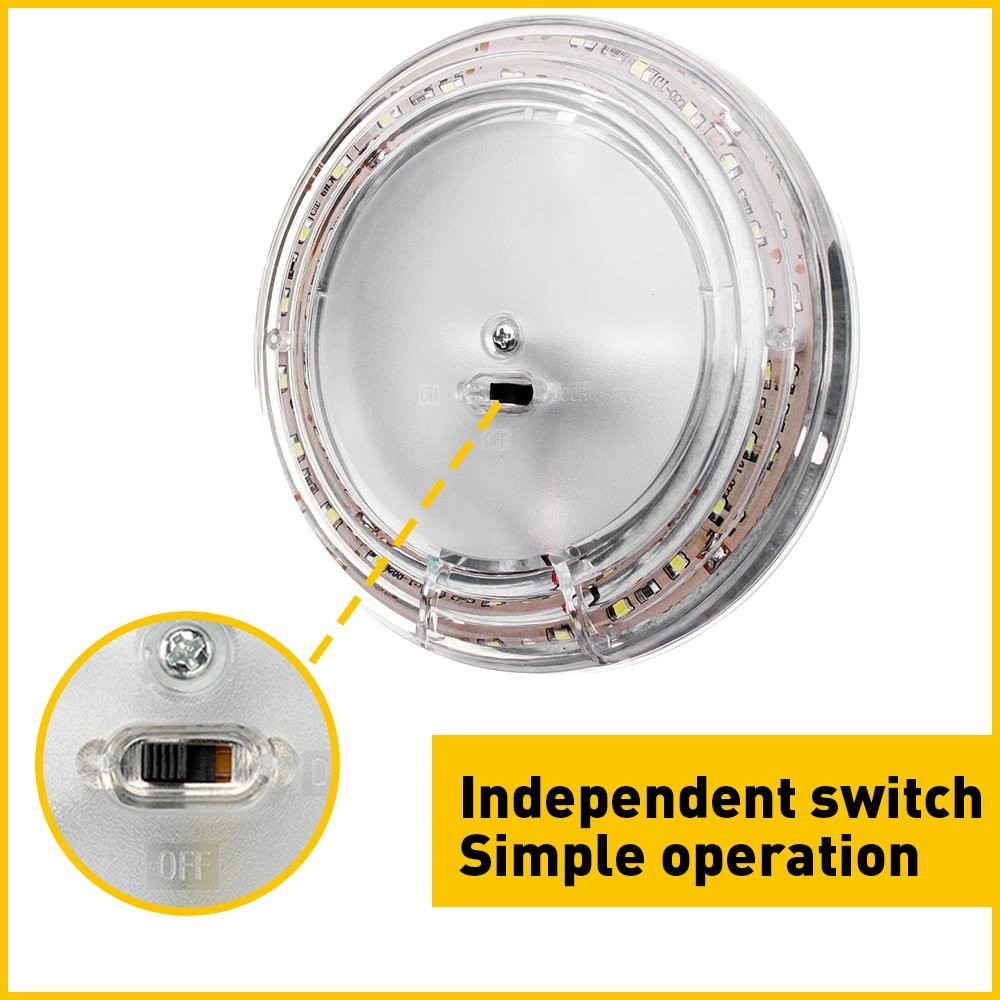 12V Light LED Interior Light for Ceiling RV/Caravan/Trailer/Boat Cool White USA