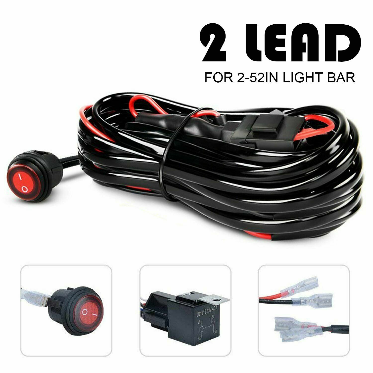 Tow Hitch Mounting Bracket+3-row LED Tow Lights Pods Backup Reverse 4“For Truck