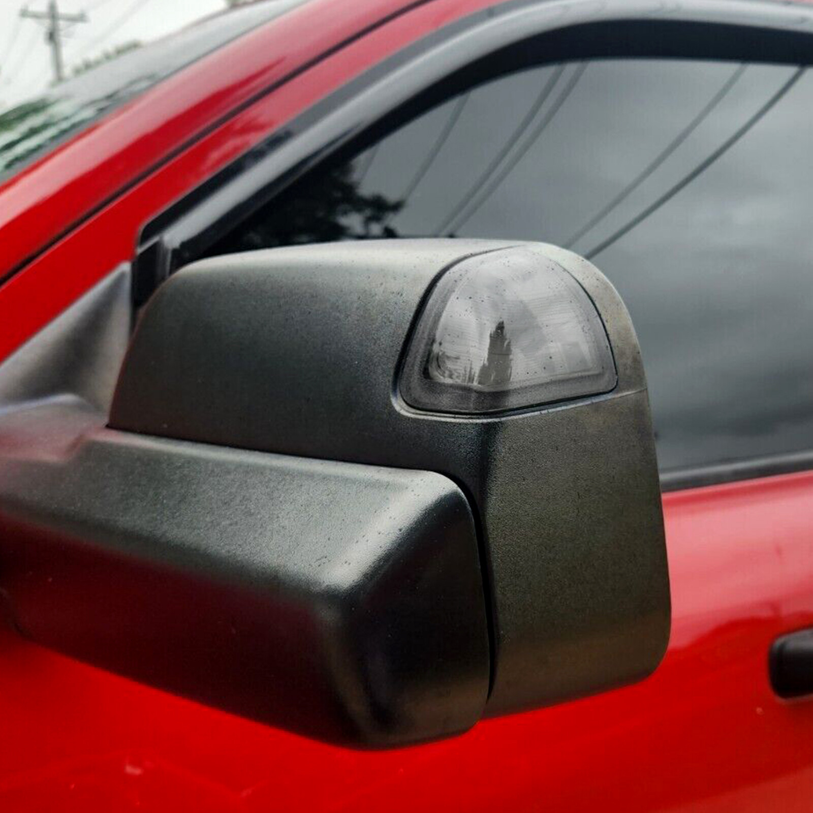 Smoke Lens Amber LED Side Mirror Turn Signal Lights For Dodge Ram 1500 2500 3500