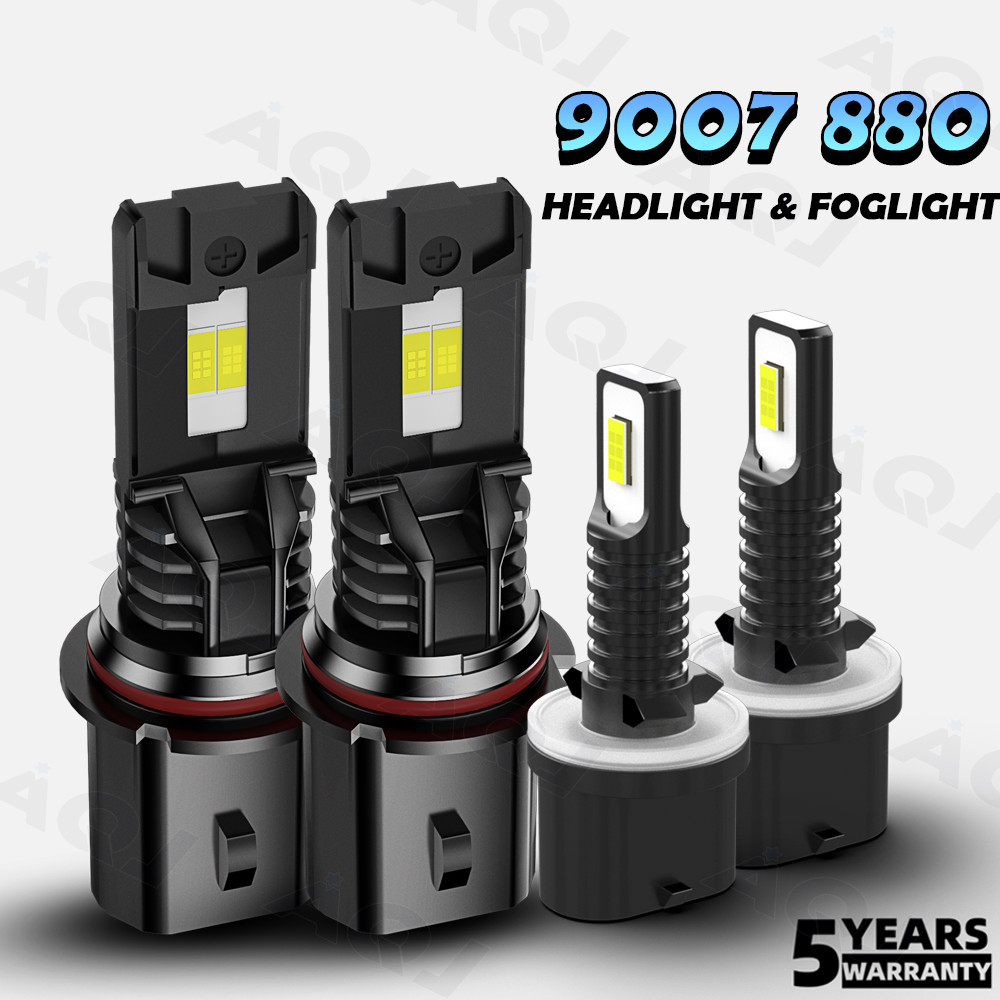 LED Headlight High Low+Fog Light Bulbs white kit For Dodge Durango 1998-2000
