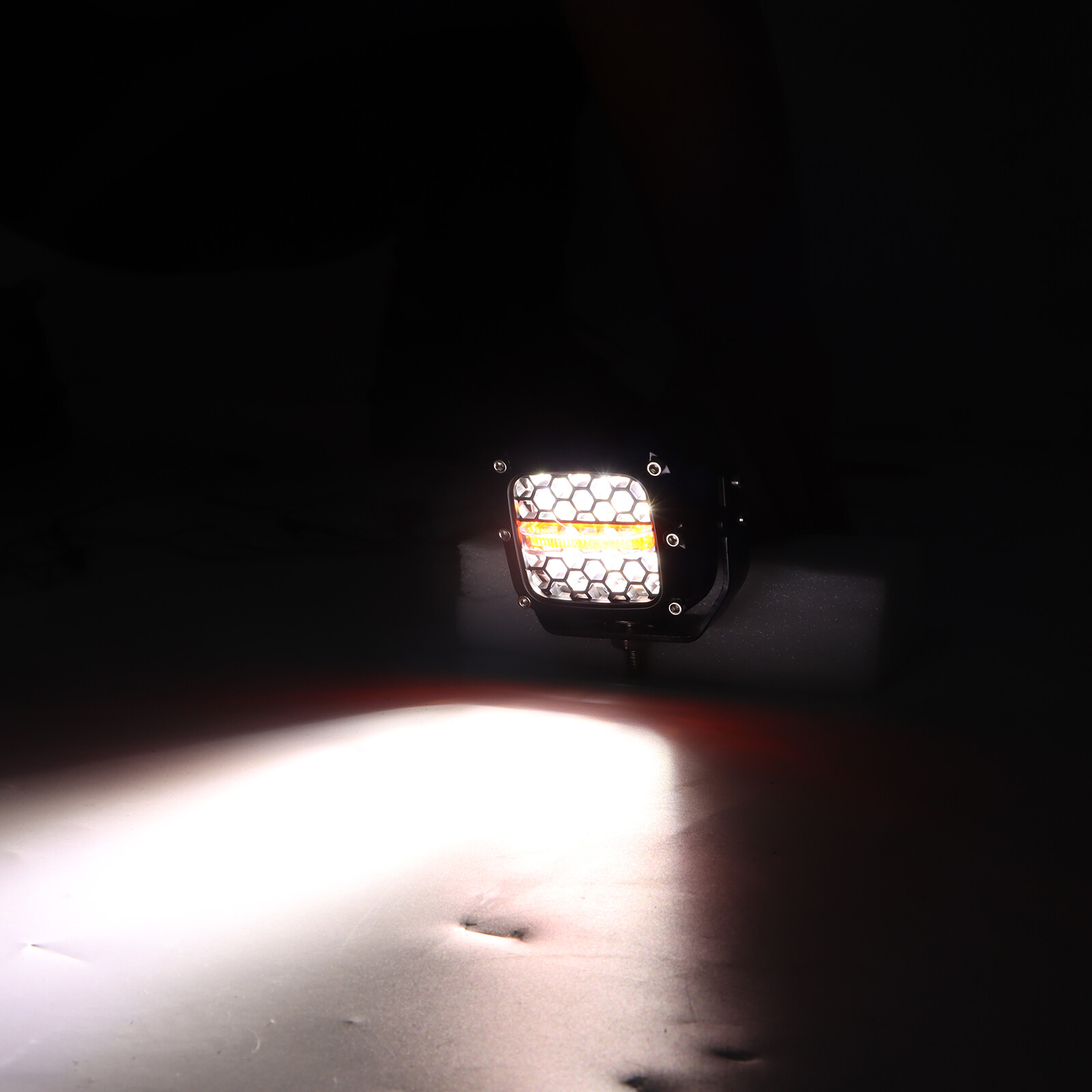 3″ White LED Cube Pod Work Light Fog Spot for UTV ATV Jeep Truck Offroad Driving