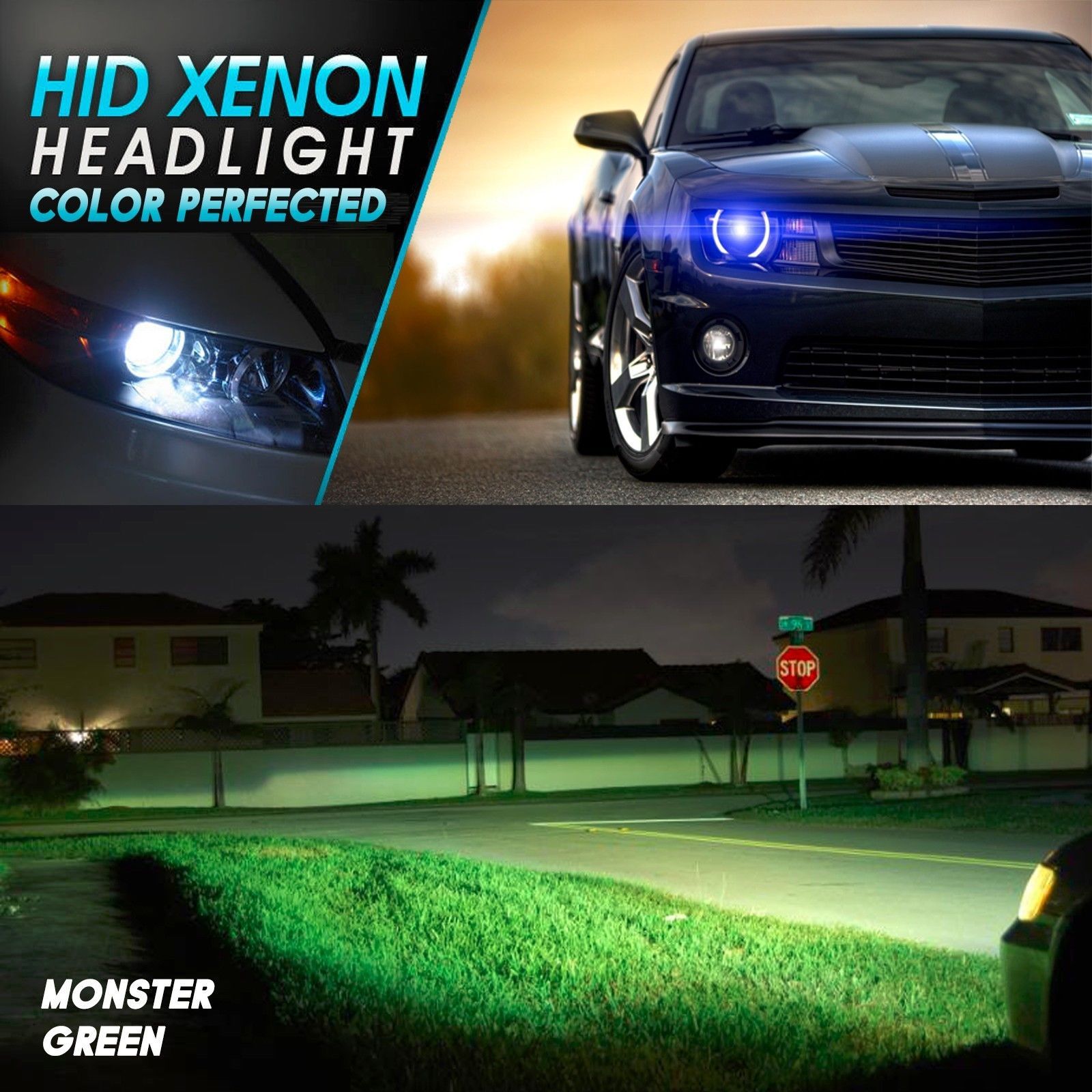 Xentec 55W HID Conversion Kit Xenon Light H1 H3 H8 H9 H10 H11 9006 5202 H16 9012