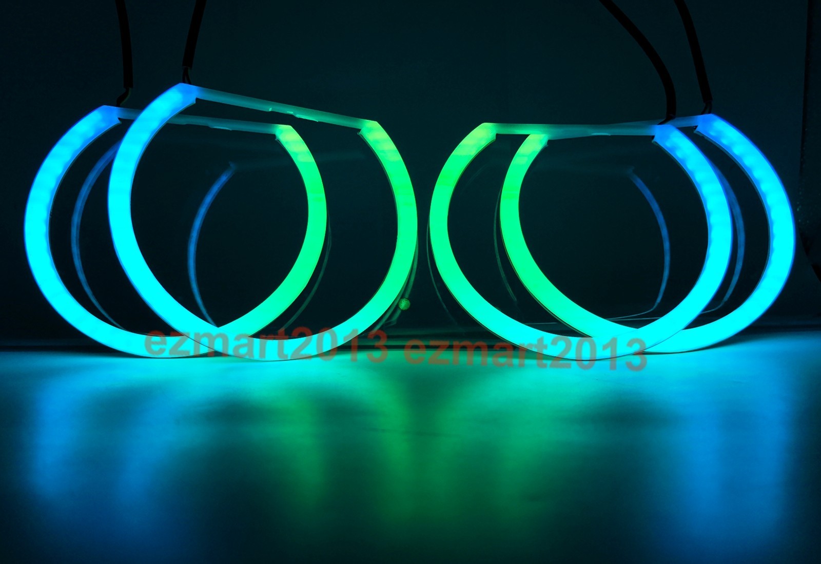 Dream color Flow series Chasing SRGB halor with Turn Signal Flash DRL Blue tooth
