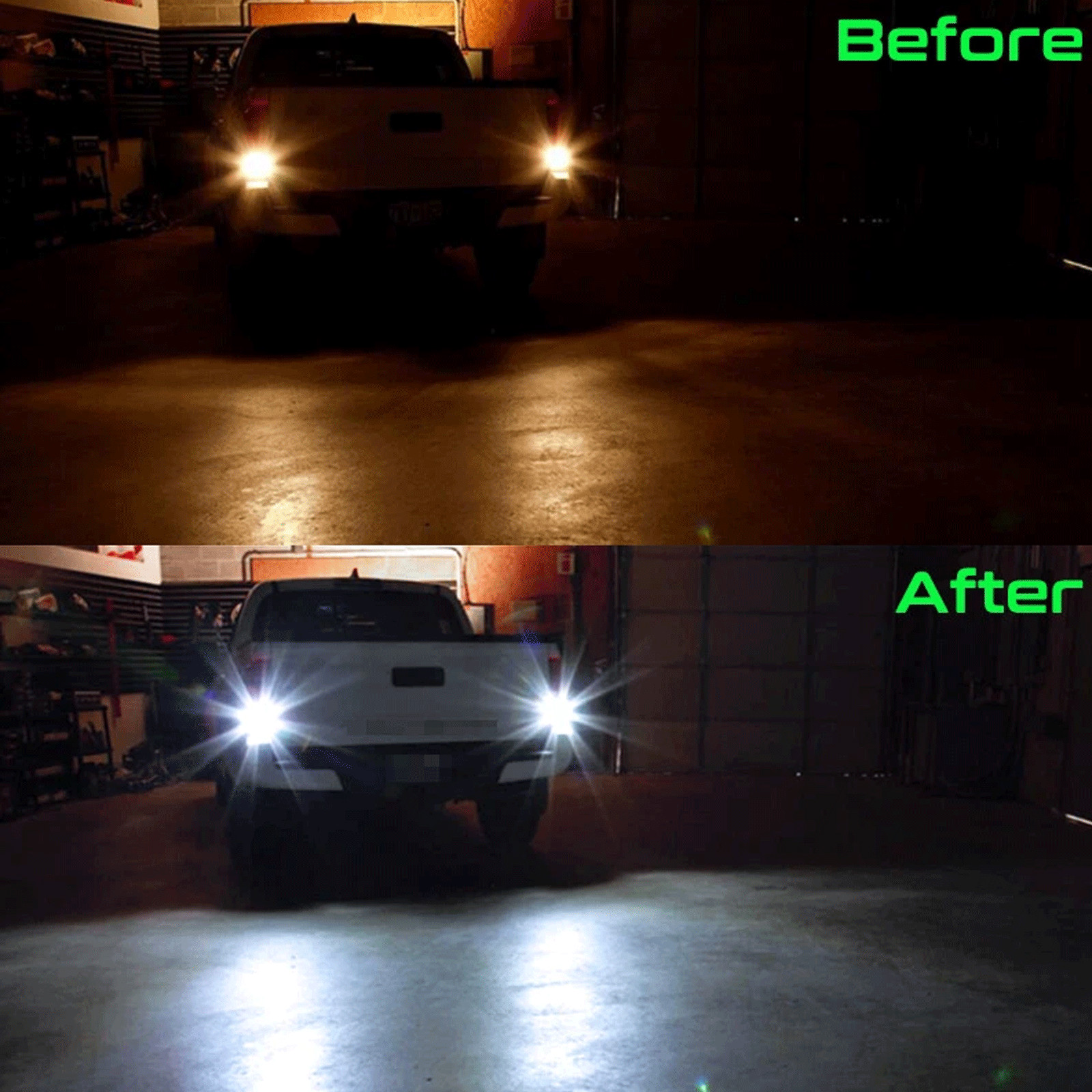 2/10PC T15 921 912 LED Reverse Backup Light Bulb 2400LM 6000K Super Bright White