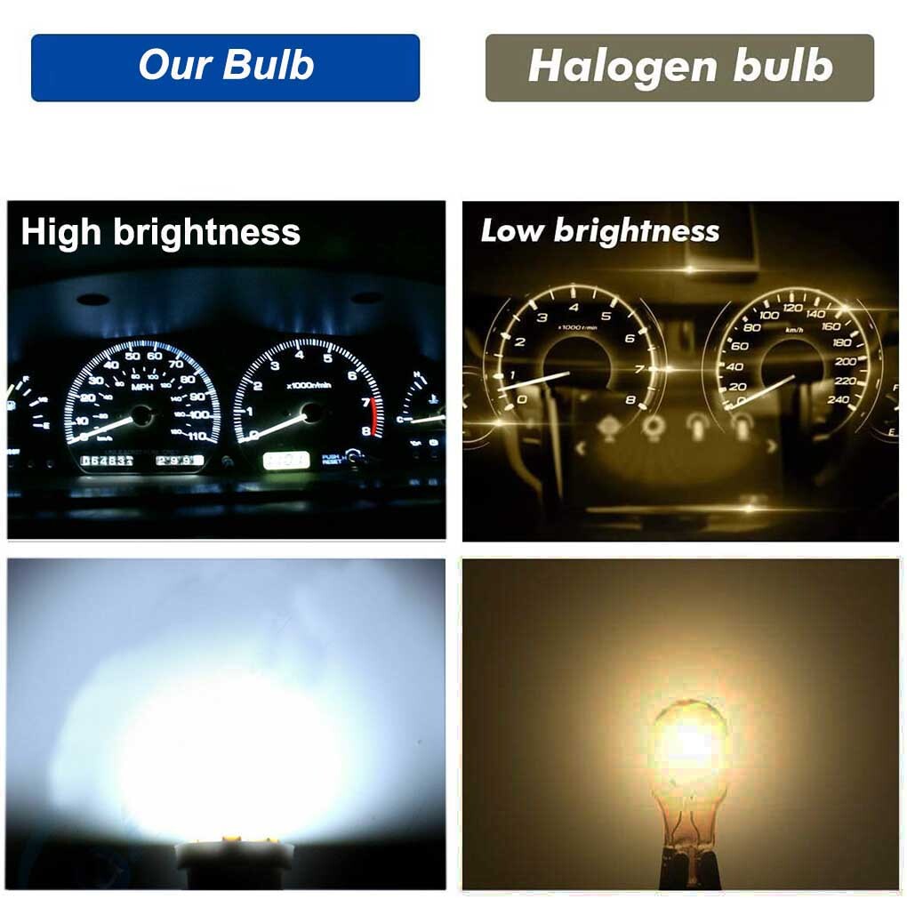 Instrument Panel Light Dashboard LED Bulb Gauge Cluster for Mercedes W140 R129
