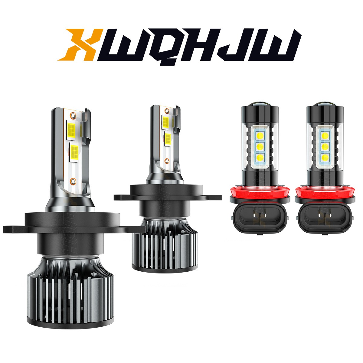 For Suzuki Swift 2007-2015 H4 LED Headlight Hi Lo Beam H11 Fog Light Bulb Combo
