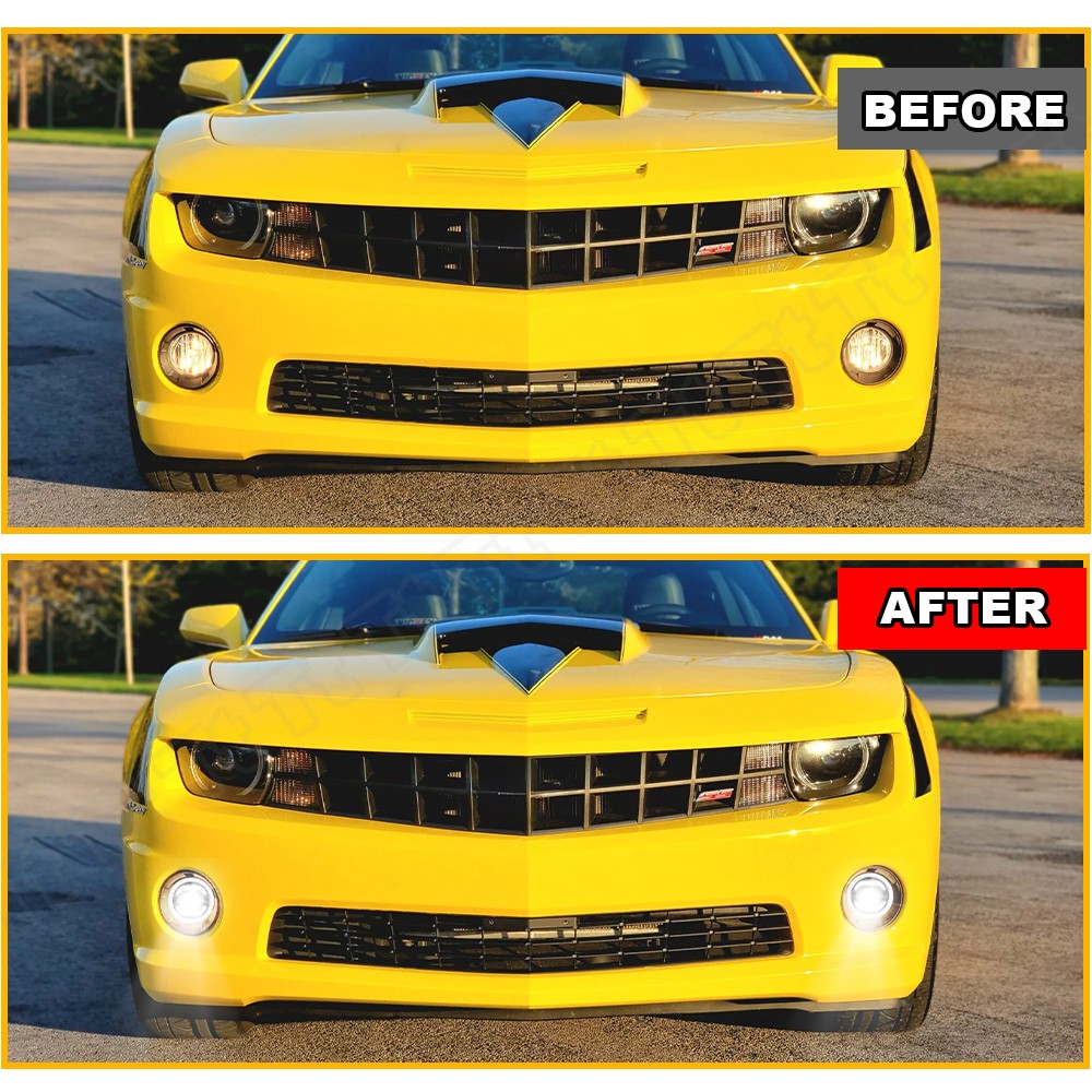 LED Halo DRLs Daytime Running Light/Driving Fog Lamp For 2010-2013 Chevy Camaro