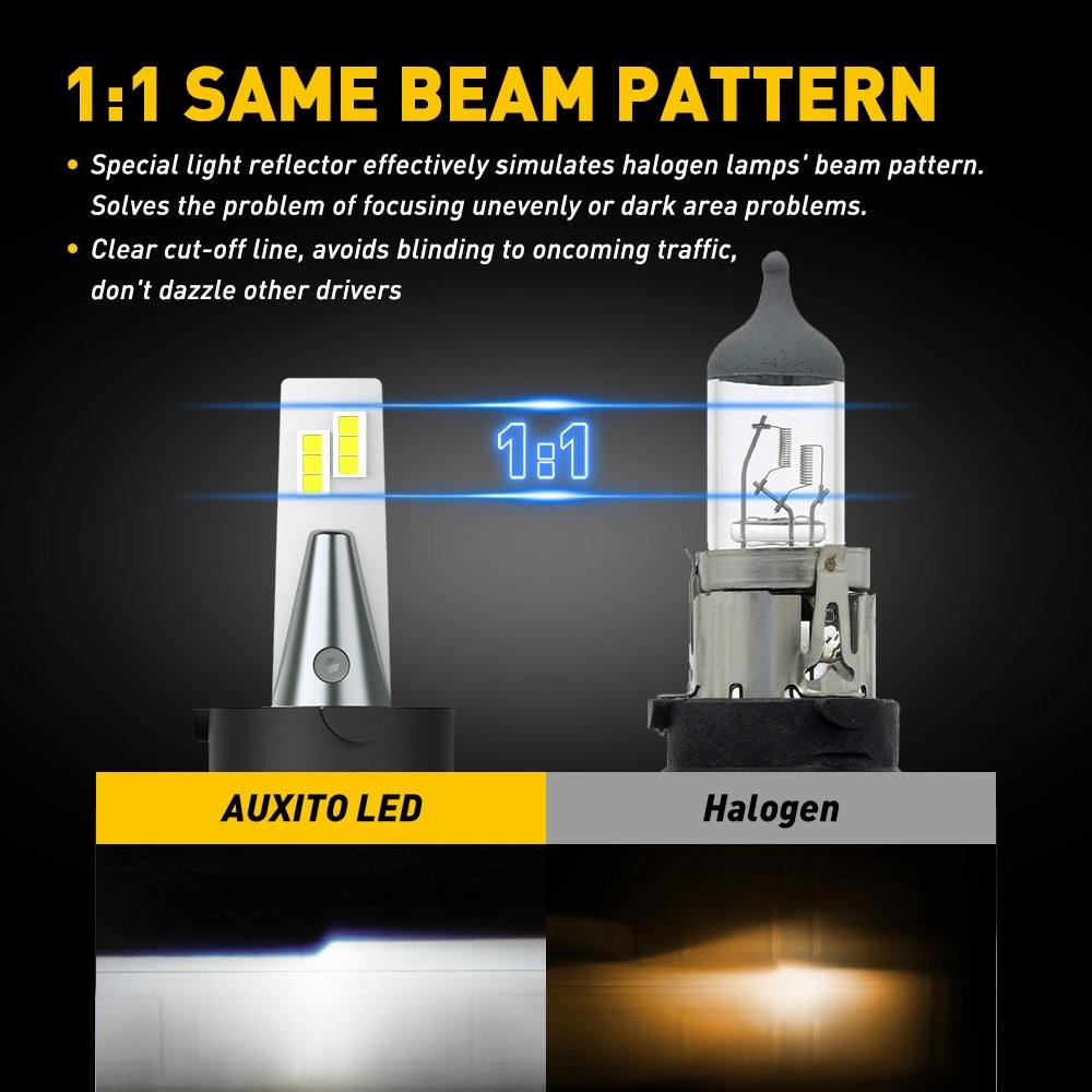 AUXITO 9008 H13 LED Headlight Bulb 80000LM High Low Beam Super Bright White