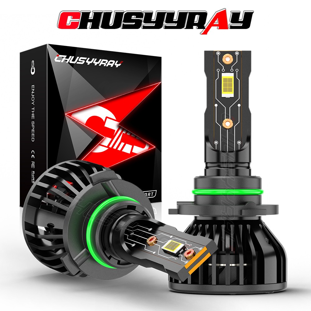 2PCS 9006 LED Headlight Bulb Conversion Kit Low Beam White Super Bright 6000K