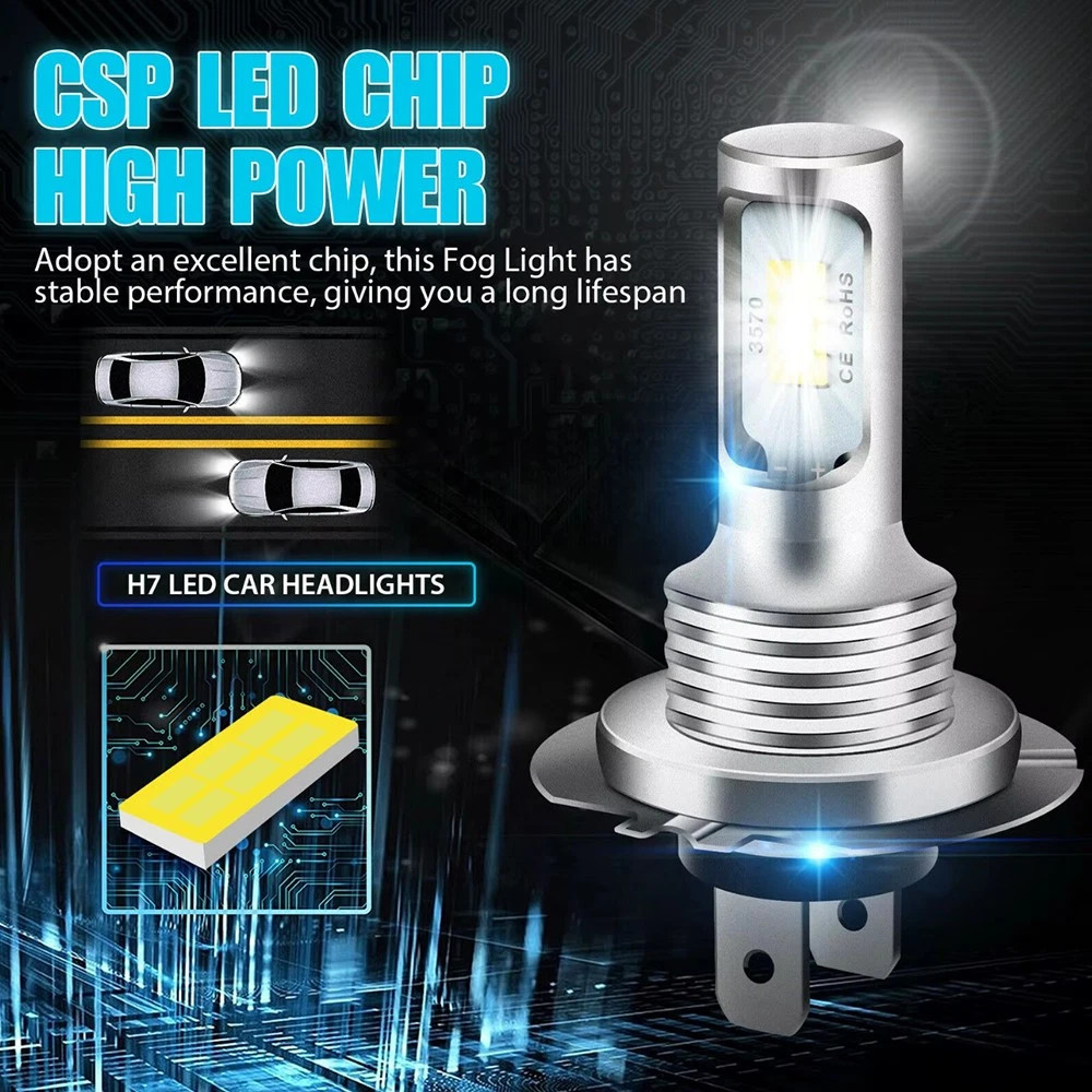 For Hyundai Sonata 2011-2013 2014 6X Combo LED Headlight Hi/Lo Bulbs Lamp 10000K