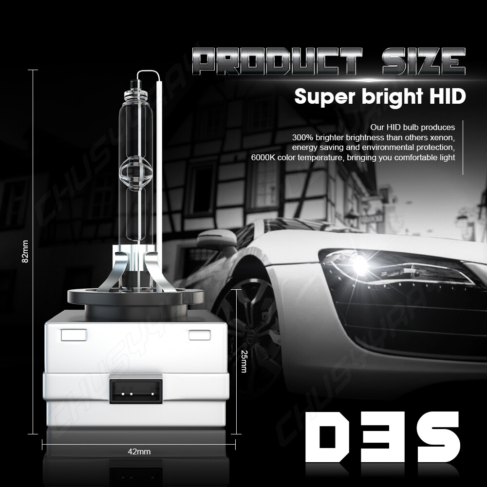 Front HID Headlight Bulb FIT CHEVROLET BLAZER 2019-2020 High/Low Beam 6000K