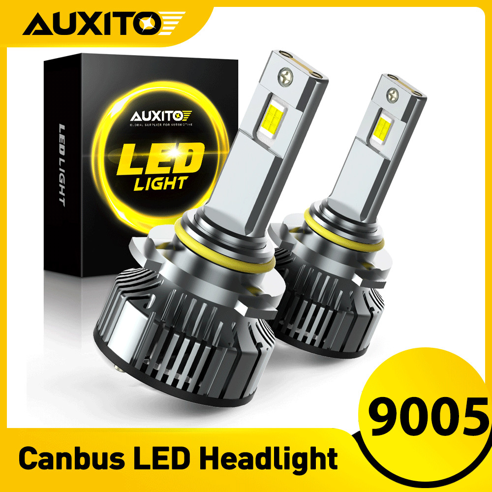 9005 Front LED Headlight Super Bright Bulbs Kit White 40000LM High/Low Beam HB3
