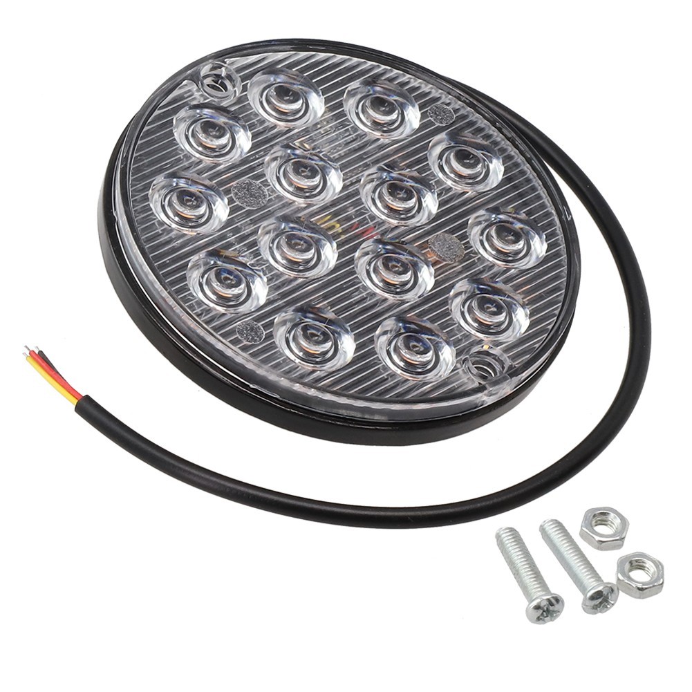 1 Piece Round LED Tail Light 16 LEDs 50000 Hours ABS Material High Quality
