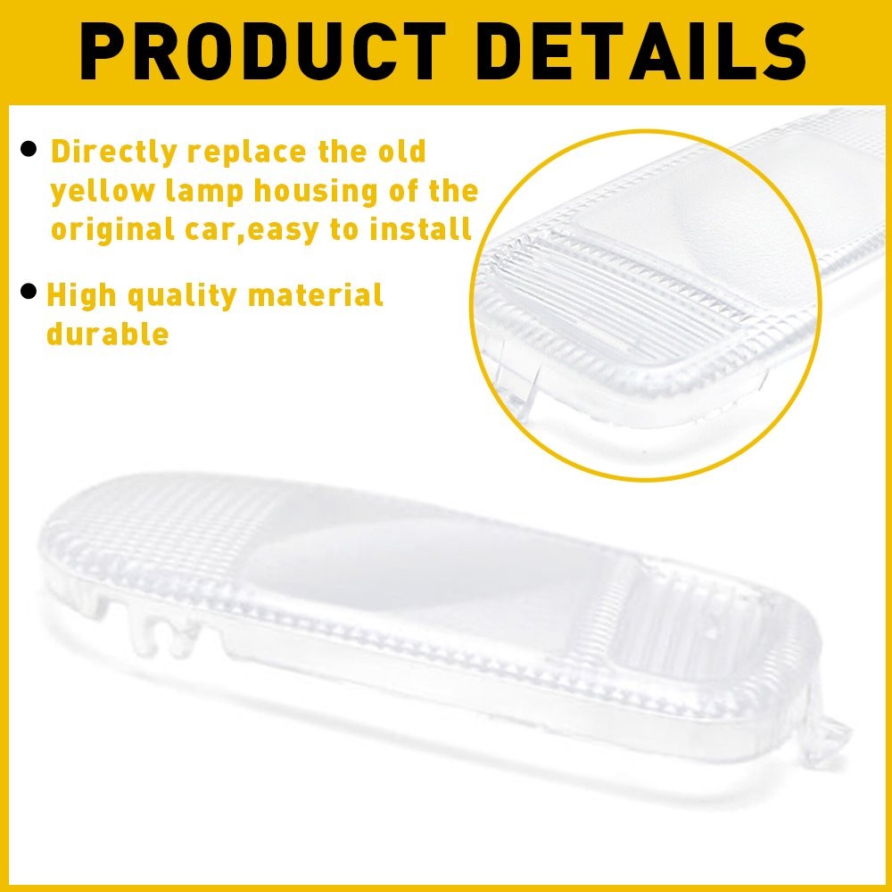 For Dodge Ram 2500 1500 3500 Overhead Dome Clear Map Light Cover Interior L+R US