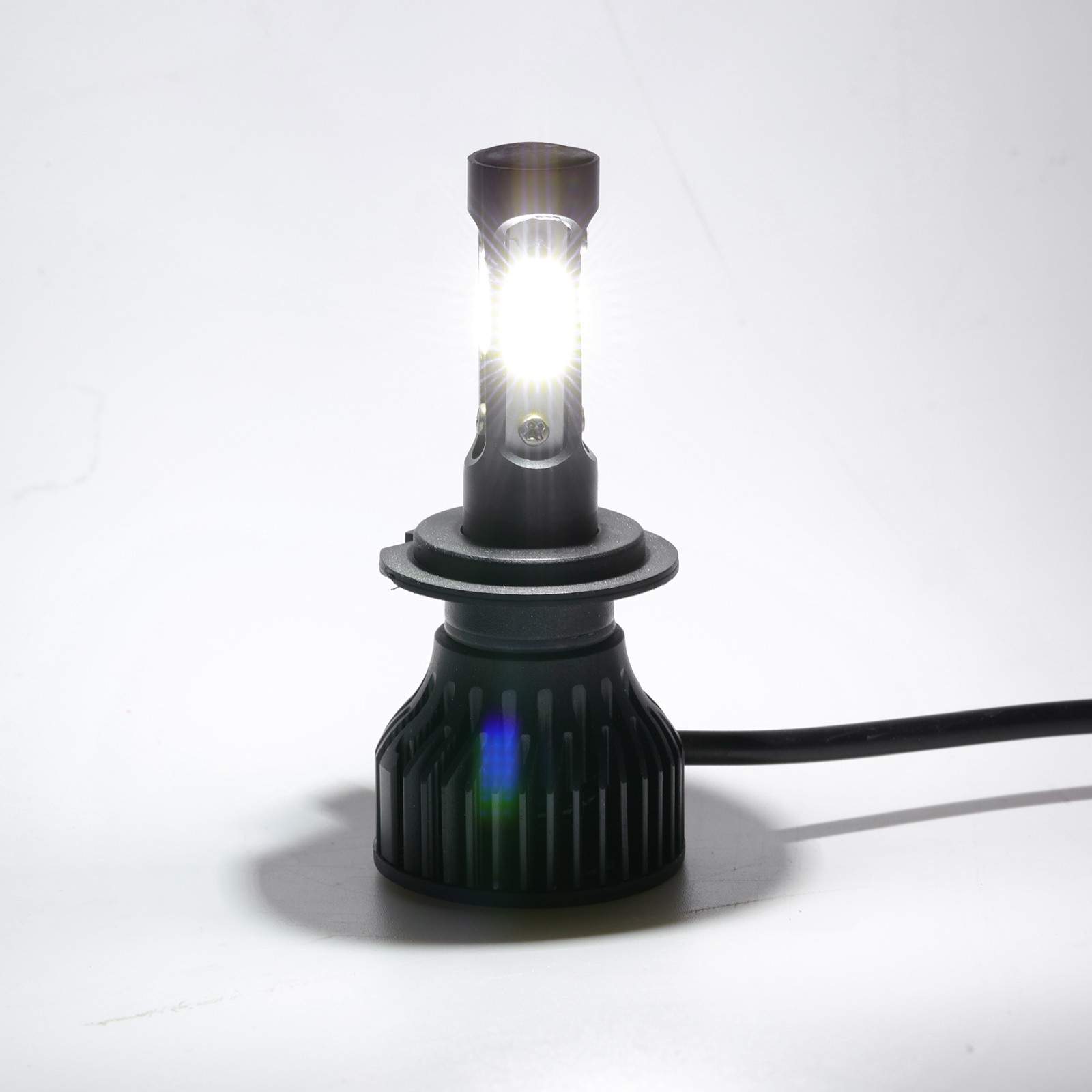 4-Sides H7 H7 LED Headlight Kit High Low Beam Bulbs 360000LM White Super Bright
