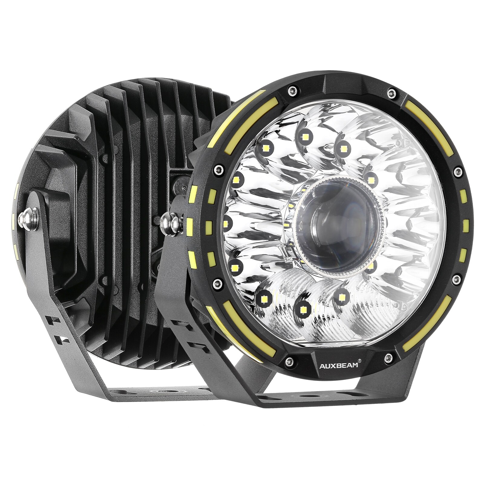 AUXBEAM 360-PRO 7″ inch 230W LED Work Light Pods Offroad Driving Lamps Spot Beam