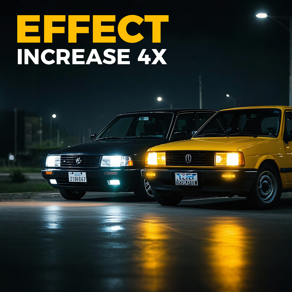 2X 9006 HB4 LED Fog Lights Switchback Dual Color White Yellow 50W 20000LM Bright