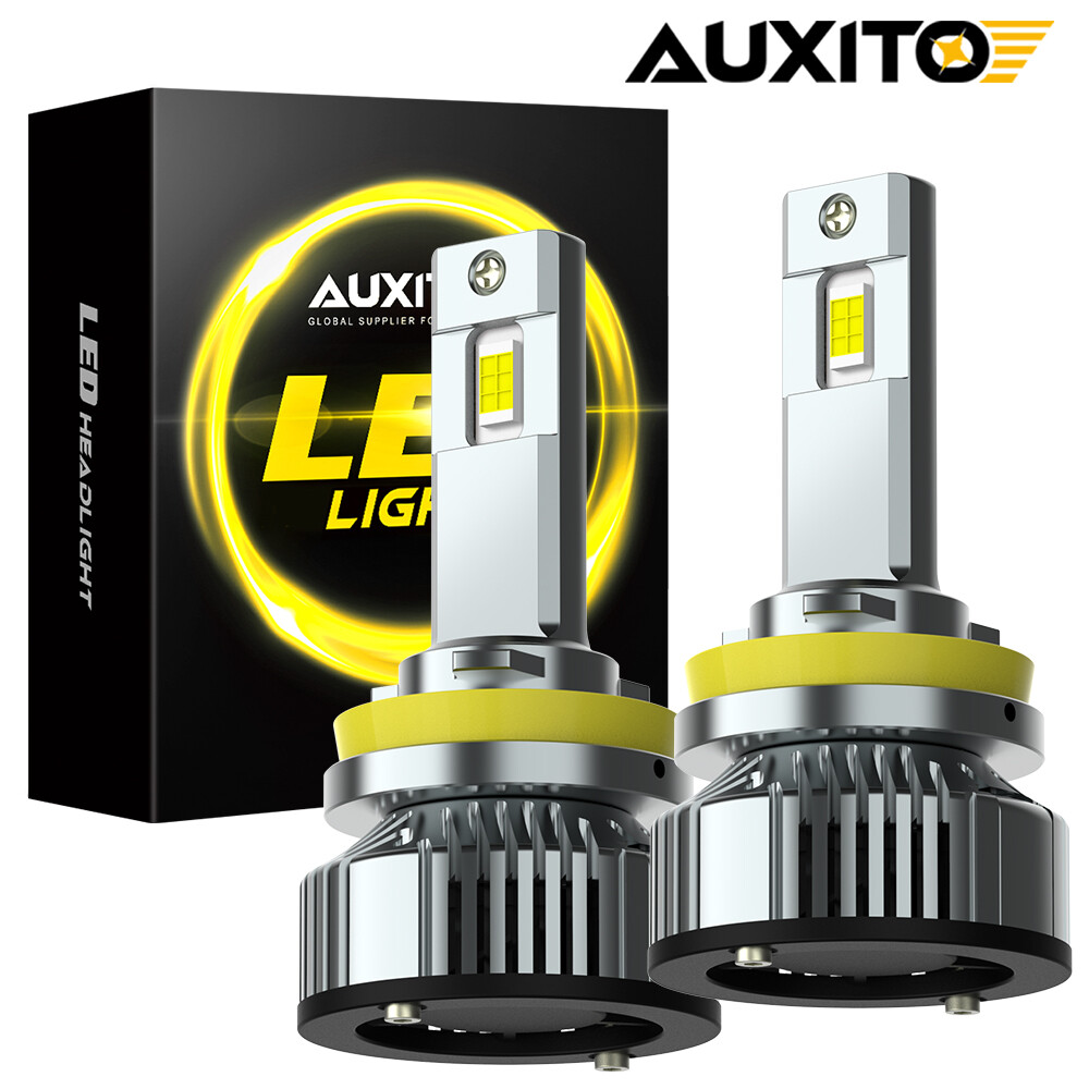 H11 H8 H9 LED Headlight Kit High Low Beam Bulb Super Bright 6500K White 40000LM