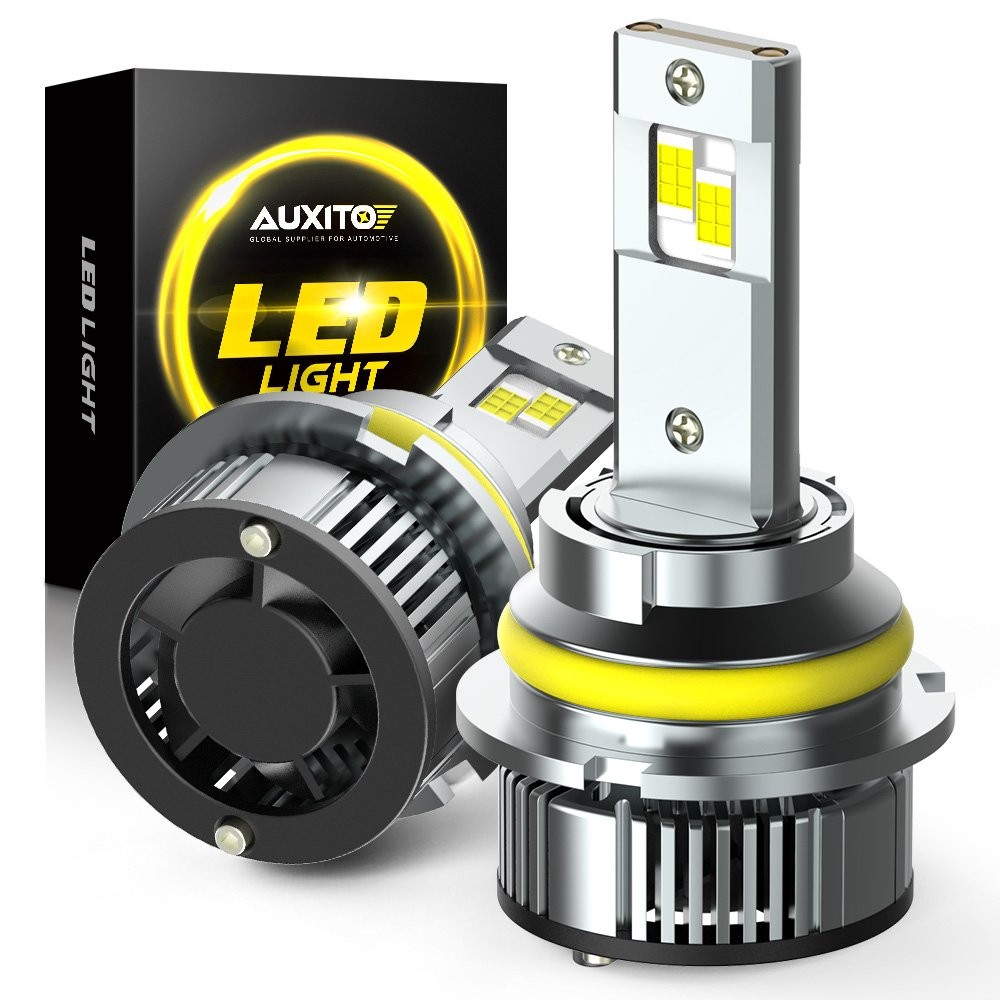 Pair 9007 HB5 LED Headlight Super Bright Bulbs Kit HIGH/LOW Beam 6500K White
