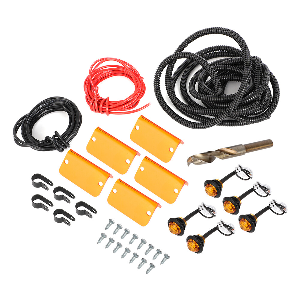 SUV LED Orange Amber LED Upgrade Kit! Includes New Lens Lenses + LEDs + Wiring