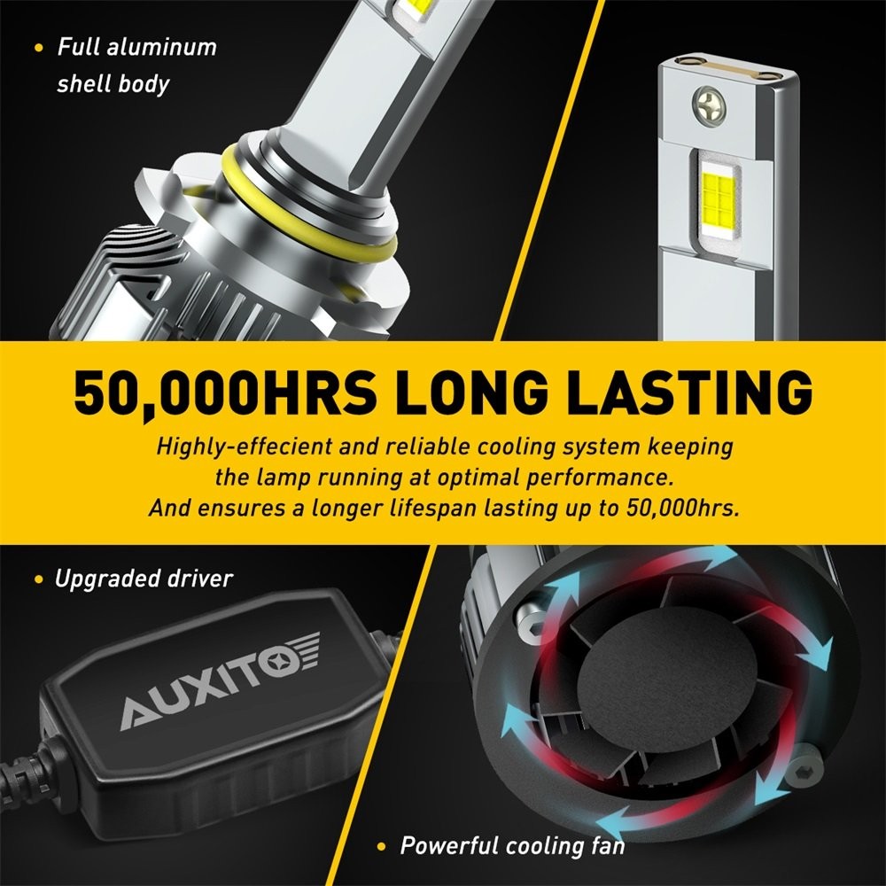 9005 HB3 LED Headlight Super Bright Bulb Kit White 6500K 80000LM High/Low Beam H
