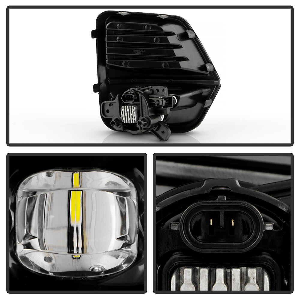 For 2023-2025 Chevy Colorado LED Bumper Fog Lights Driving Lamps w/ Switch Pair