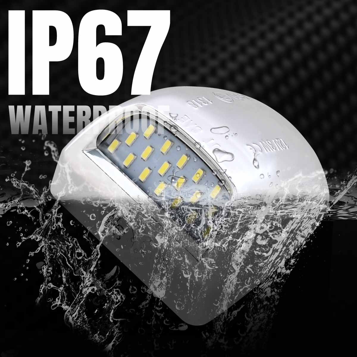 LED Chrome License Plate Lamp For Chevrolet Silverado 1500/2500/3500HD 1999-2013