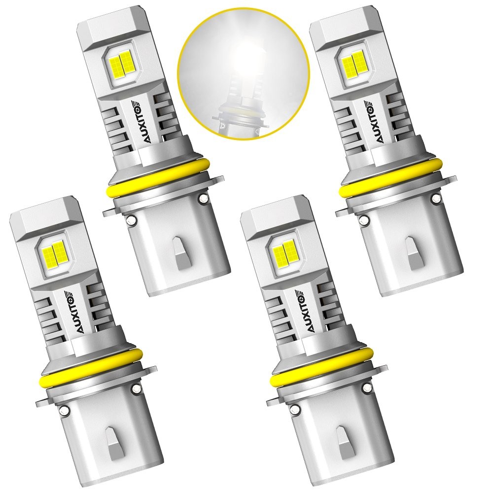 4PCS 9007 80000LM LED Headlight Bulb High/Low Beam Lamp Clear White 6500K Bright