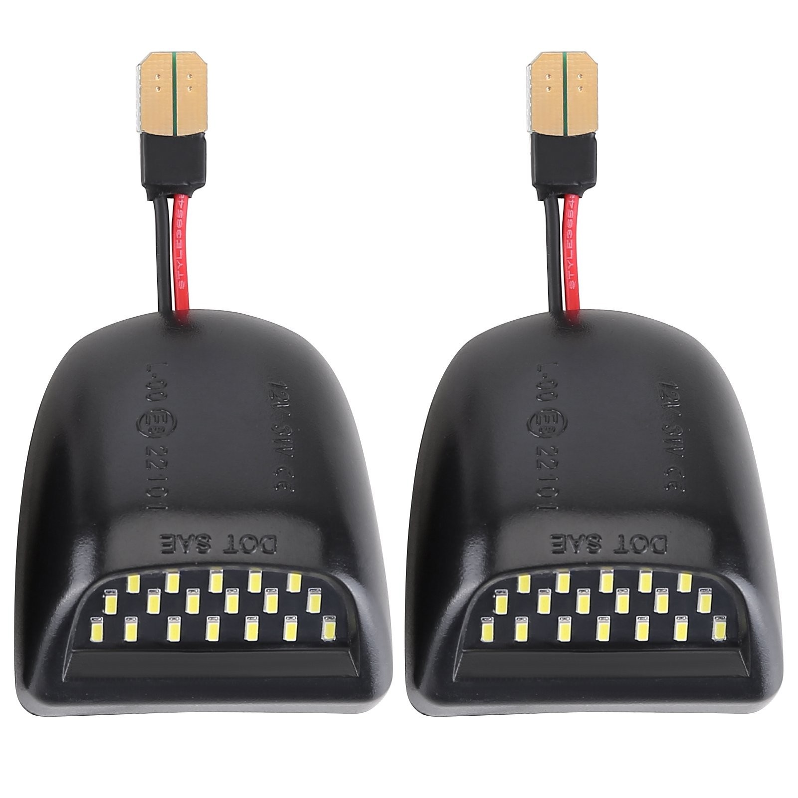 2x Bright White LED Tag License Plate Light Rear For Chevy Silverado 1500 99-13