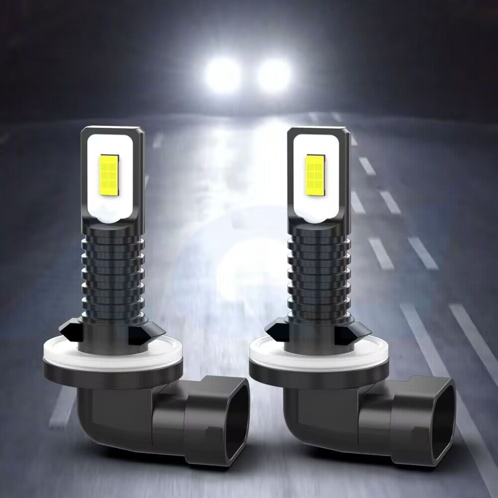 For 1995-1996 Hyundai Sonata 6000K LED Headlights+Fog Lights Bulbs