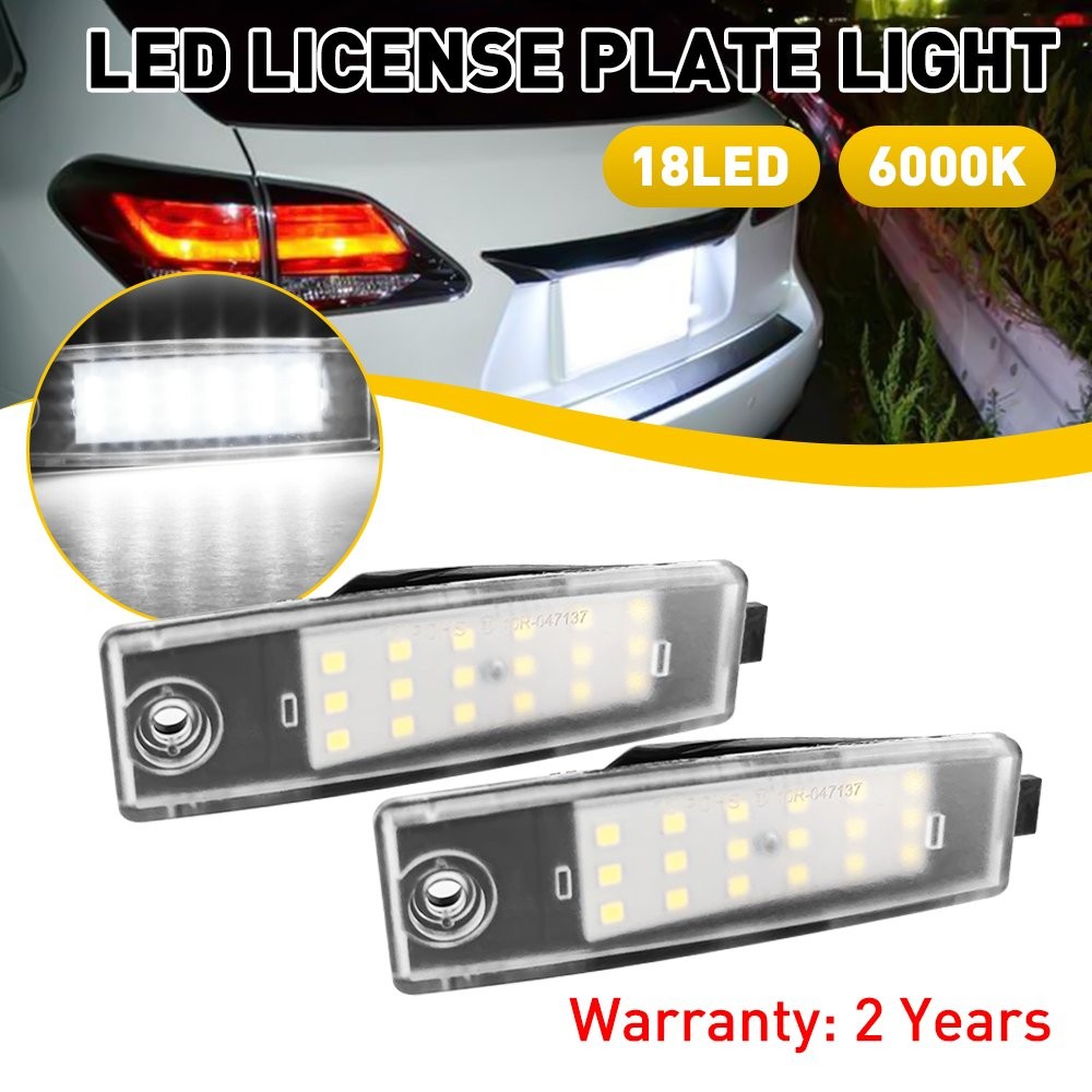 AUXITO 18LED Light License Plate Tag Lamp 6000K For 2008-2013 Toyota Highlander