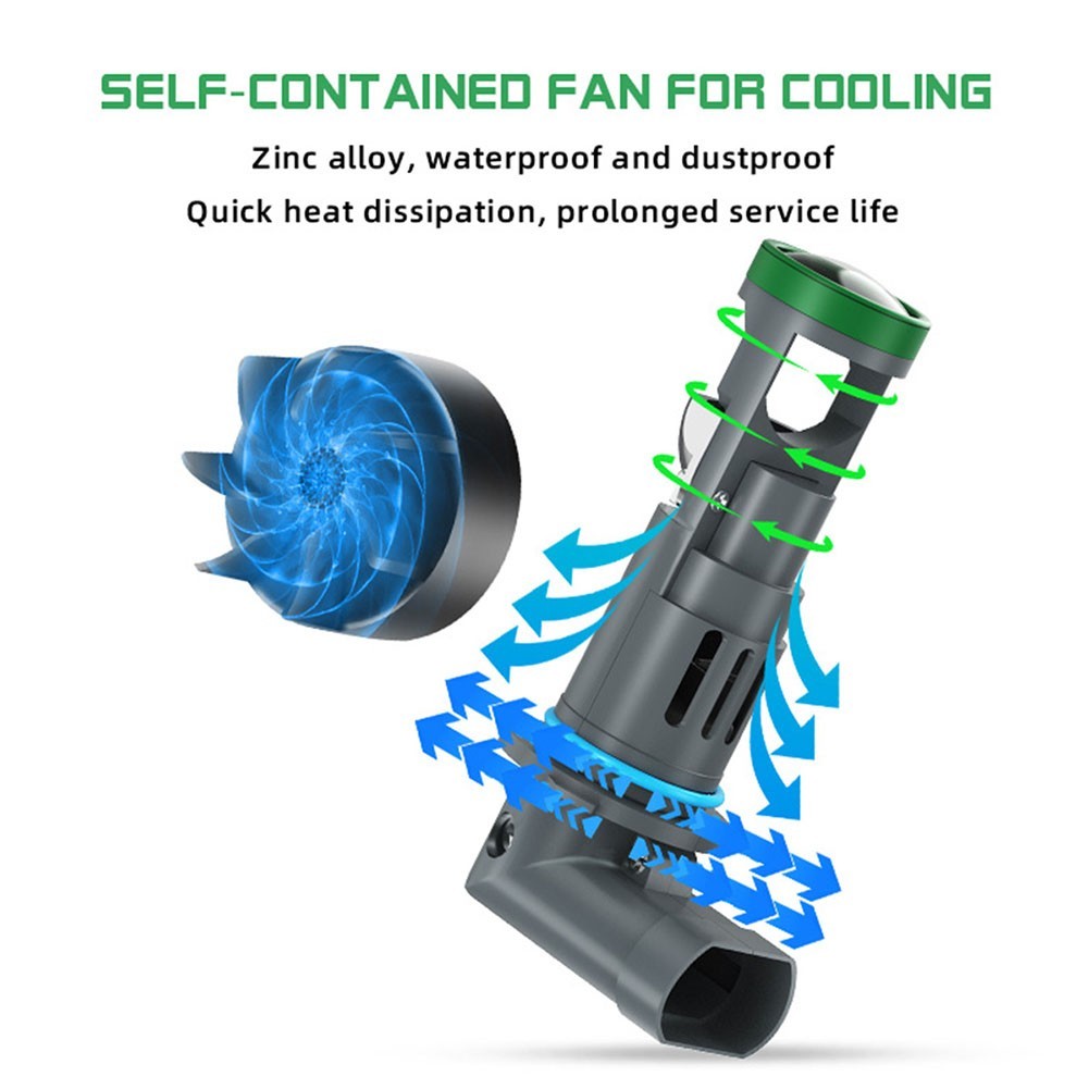 Lights Built-in Heat Dissipation Fan Extended Service Life Higher Brightness