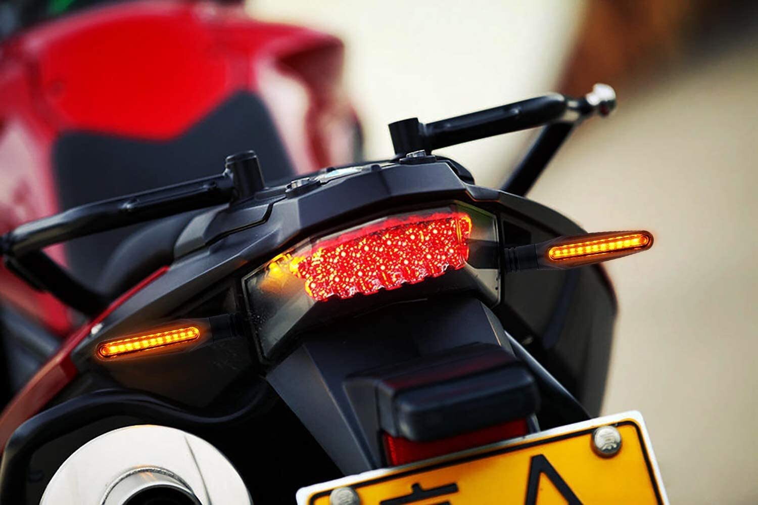 For Yamaha FZ09 MT03 MT07 R3 4xMotorcycle Indicators Flowing Turn Signal Lights