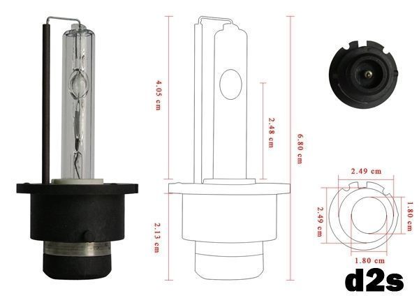 Imperial Xenon HID D2S (D2R D2C) Headlight Bulbs 35W Factory Direct Replacement