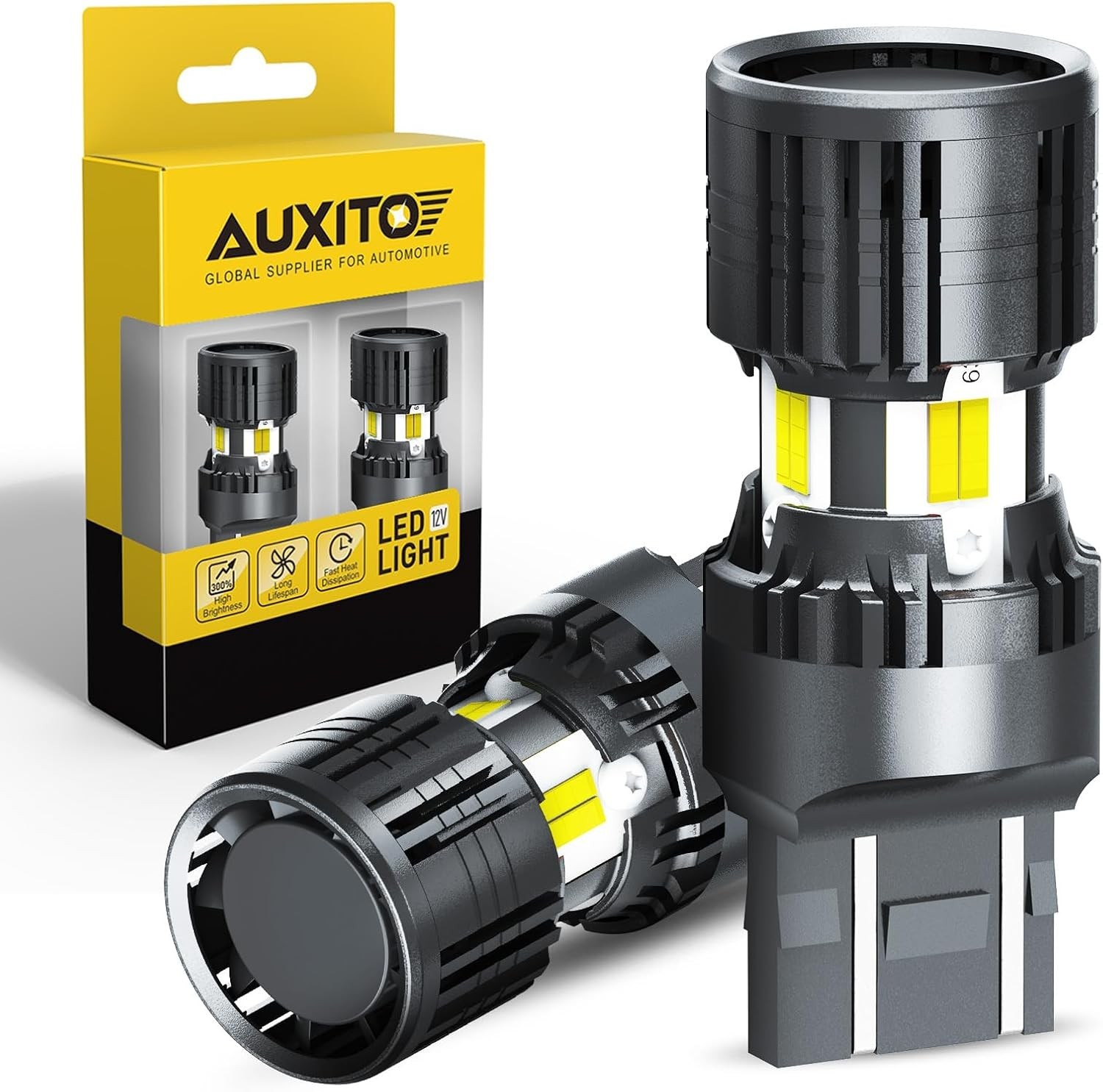 Versatile 7443 LED Bulb Fits Multiple Socket Types for Various Vehicle Models