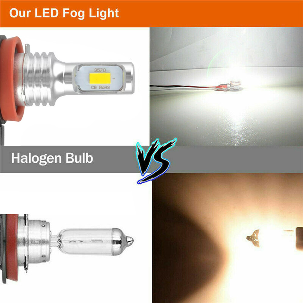 4x LED Headlight Combo High Low Beam Bulbs Kit Super White Bright Lamps 9005 H11
