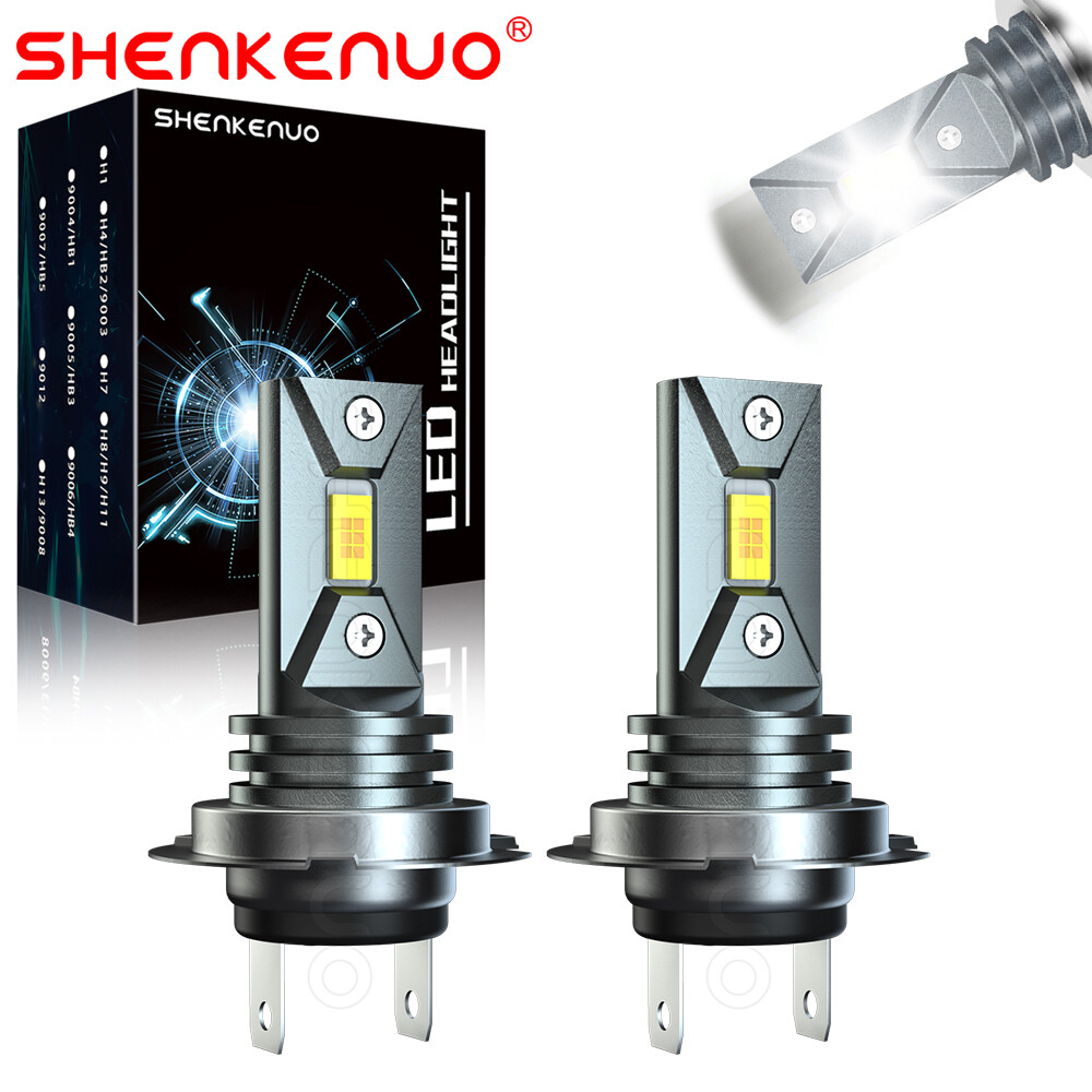 Pair Super BLUE H7 LED Motorcycle Headlight Bulbs Kit for Yamaha YZF-R6 YZF-R1