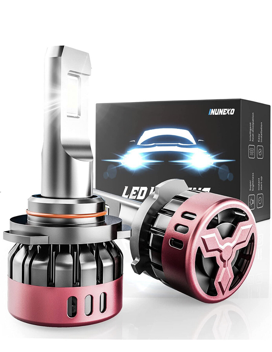 9005 HB3 LED Led Headlight Bulbs, 60W 14000LM, 6500K Cool White, 50000 Hours