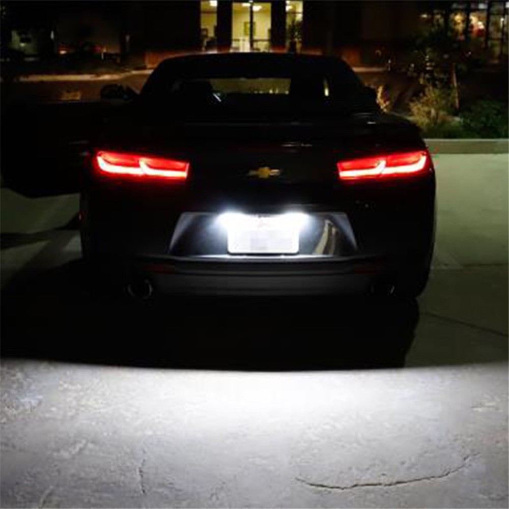 For Cadillac ATS 2013-2019 Vehicle Rear 18 LED Number License Plate Light 2PC