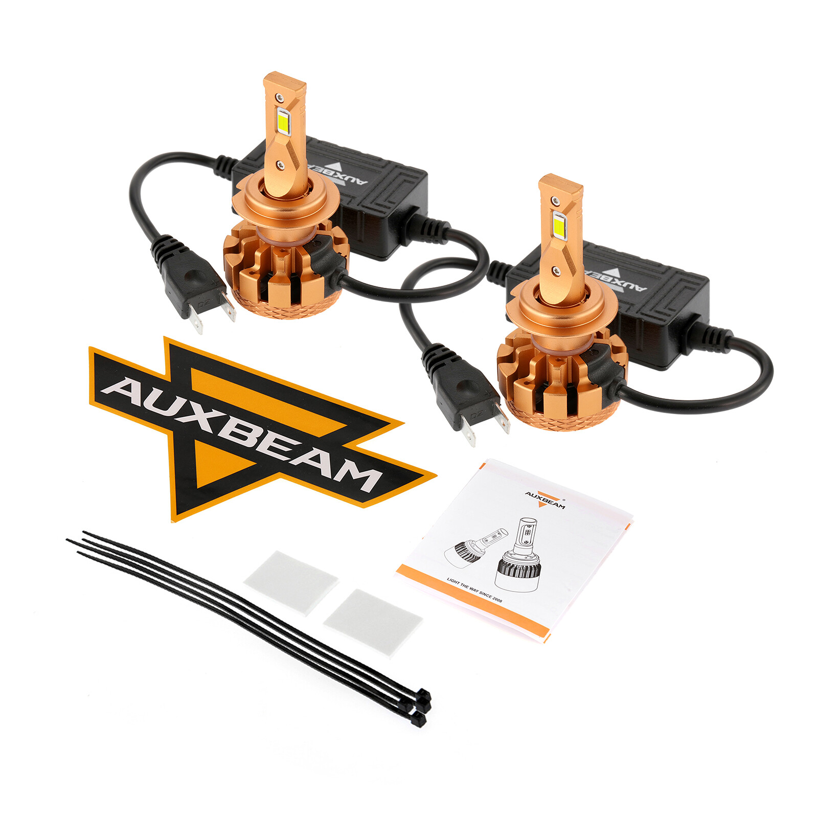 AUXBEAM H7 LED Headlight Bulb for Hyundai Tucson 2016-2023 Ioniq 2018-2023 6000K