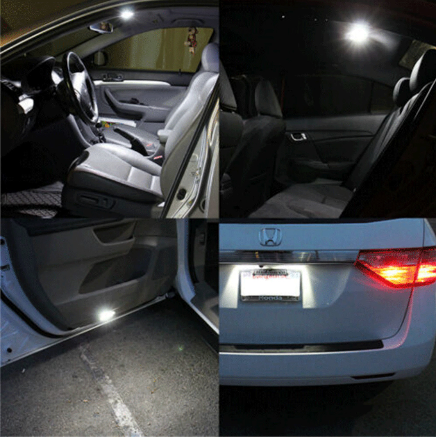 20x LED Interior Lights Bulbs Kit Car Trunk Dome License Plate Lamps 6000K