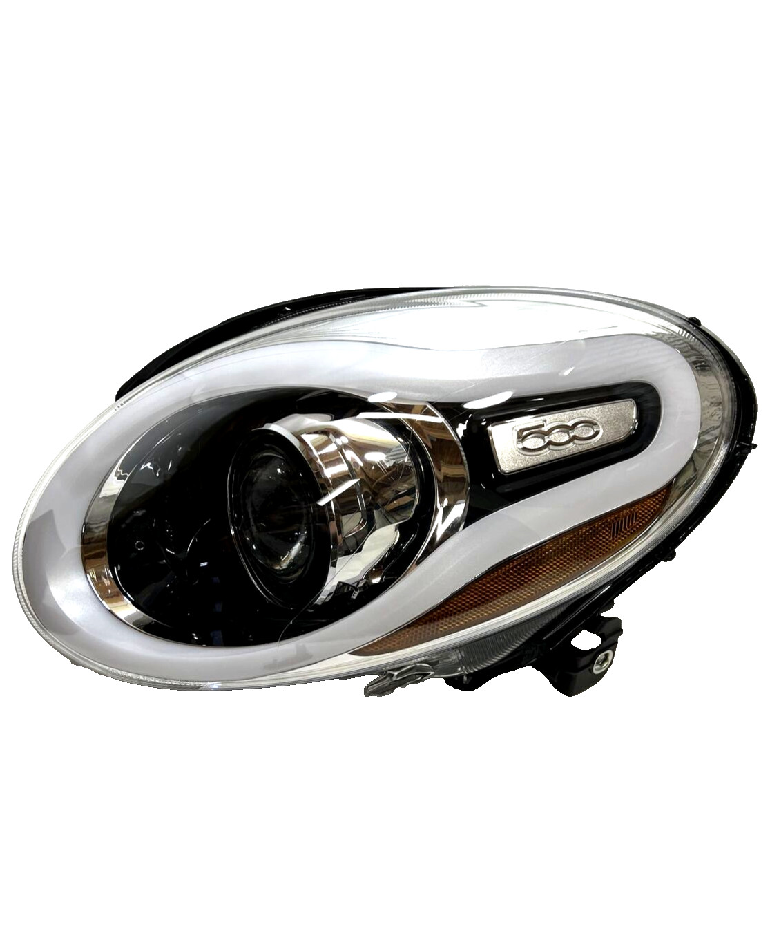 *Damaged Genuine OEM Fiat Left LH Driver Halogen Head Light Lamp 68223661AA