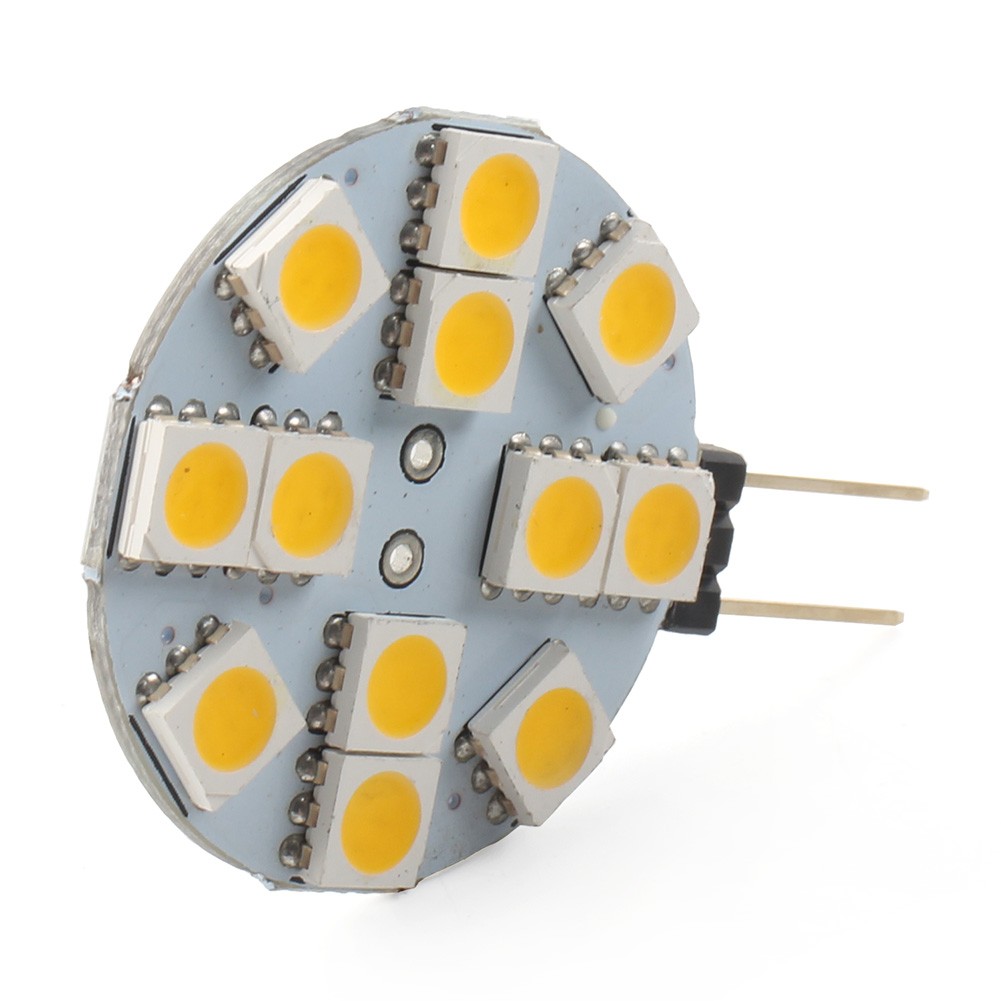 Indoor Car RV Landscape G4 Socket 5050 SMD 12 Bulb Lamp Round Bulb