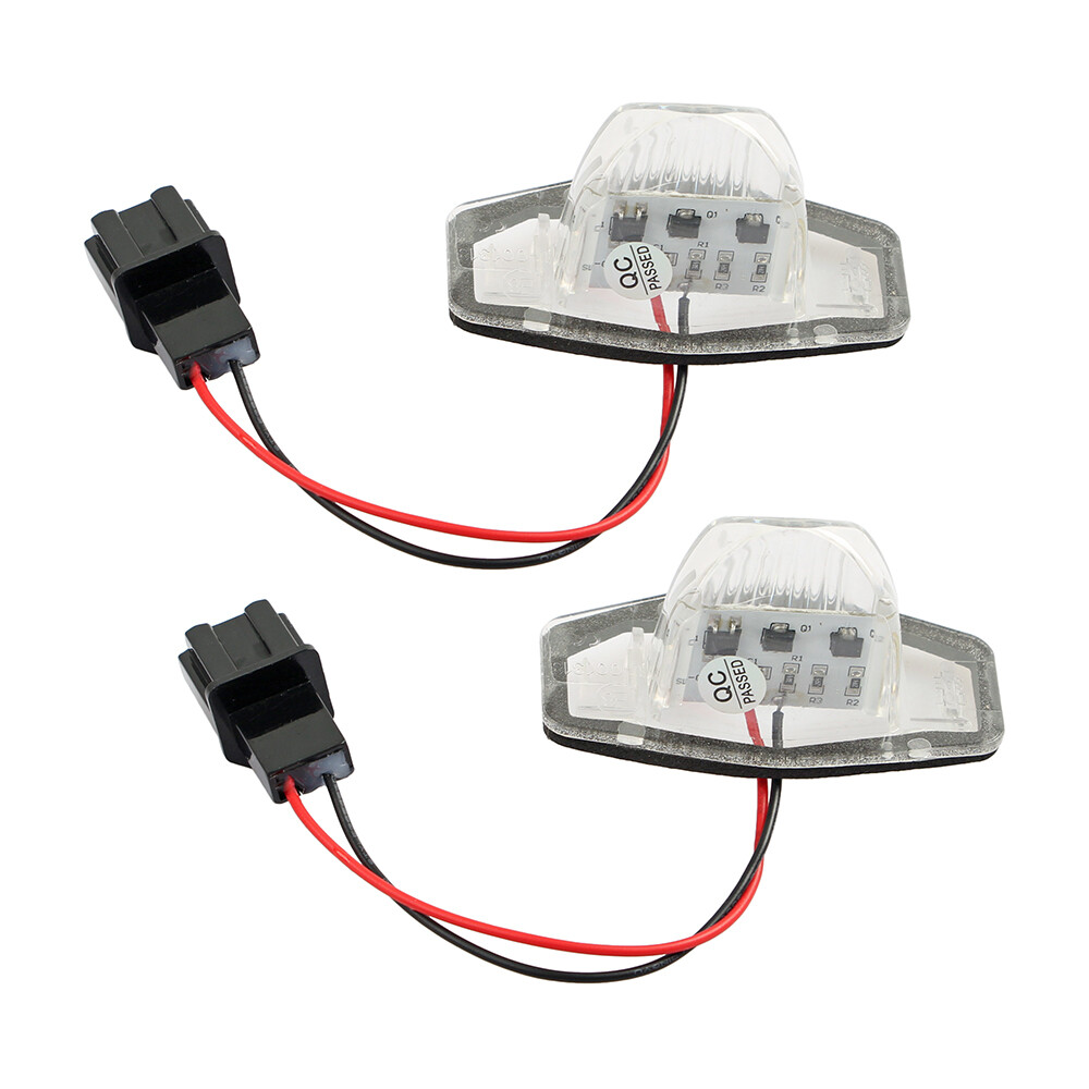 2x LED License Plate Light Tag Lamp 6000K For 2007-2016 Honda CR-V CRV Fit