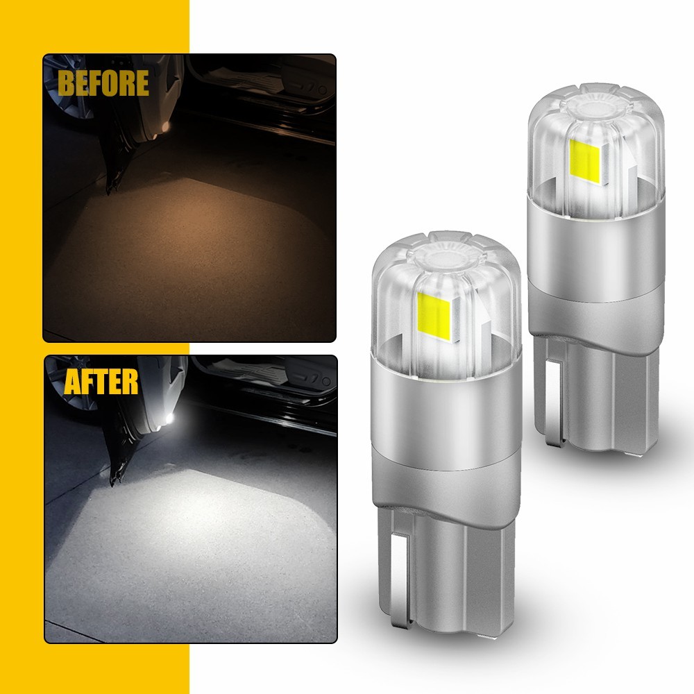 2-20x T10/194/W5W LED Bulb 6000K White Super Bright Canbus Plug&Play High Power